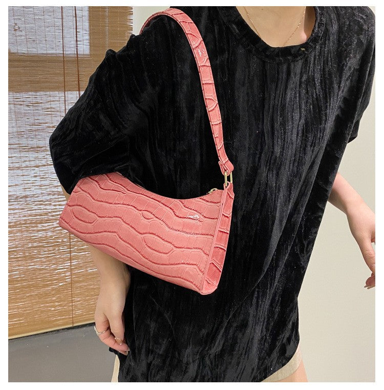 Fashion Exquisite Shopping Bag Retro Casual Women Totes Shoulder Bags Female Leather Solid Color Chain Handbag for Women 2024