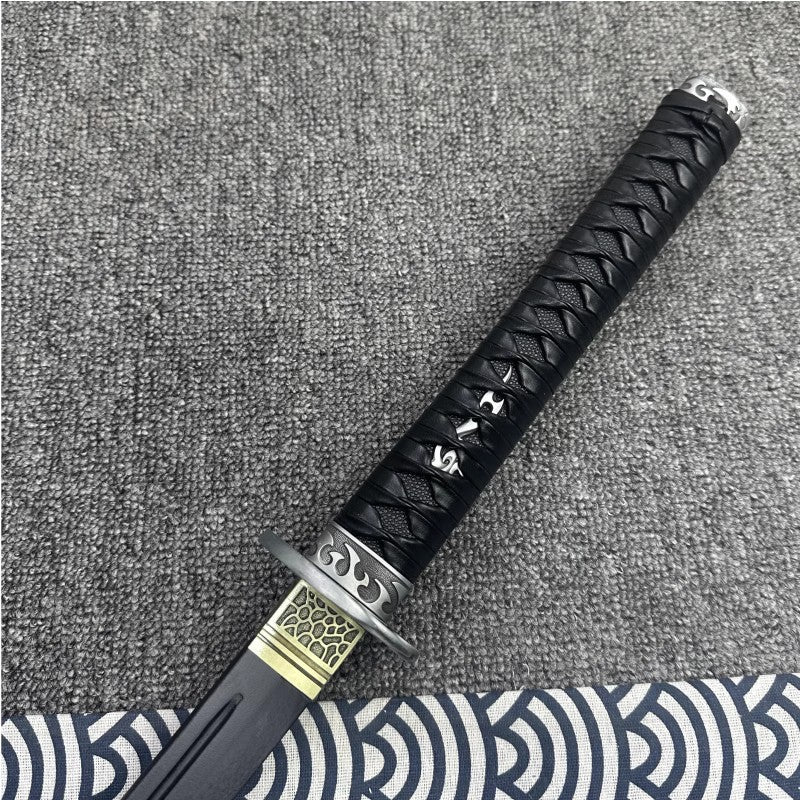 Quality Rosewood Blade Japanese Samurai Katana Sword Wooden Saya Fit Exercise Training Cosplay Props Unsharp