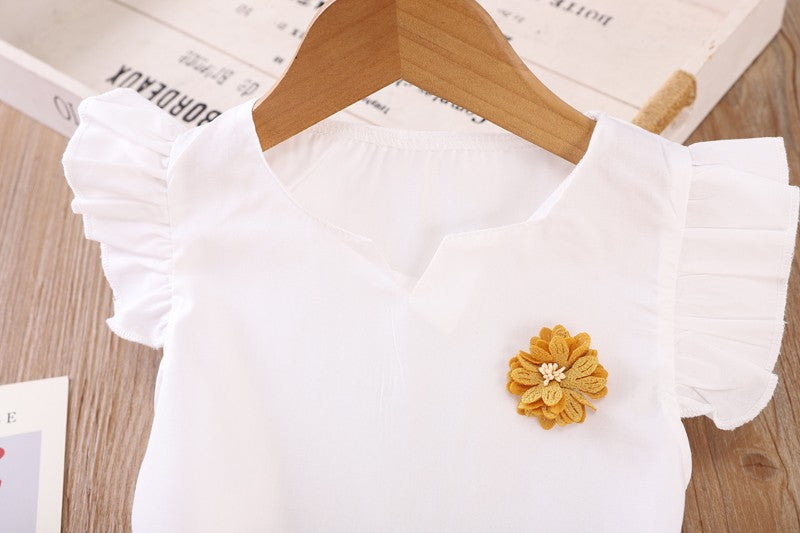 New Summer Fashion Baby Clothes Suit Children Girls Vest Shorts 2Pcs/Sets Toddler Clothing Infant Casual Costume Kids Tracksuits