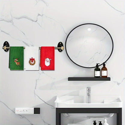 Christmas towels and bath towels, Christmas red towel and bath towel set, Merry Christmas bathroom supplies, Christmas gifts