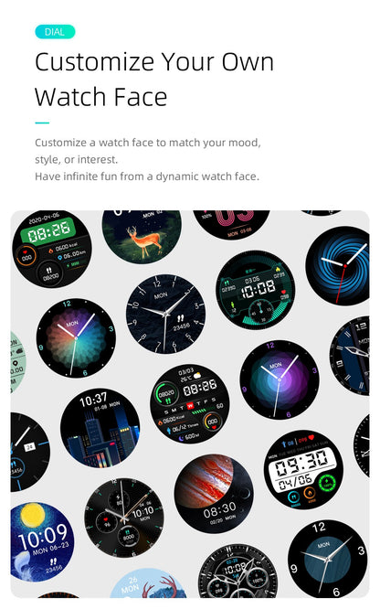 Mibro Lite Smartwatch Global Version 1.3Inch AMOLED HD Display IP68 Waterproof App Control Fitness Monitoring Bluetooth Watch