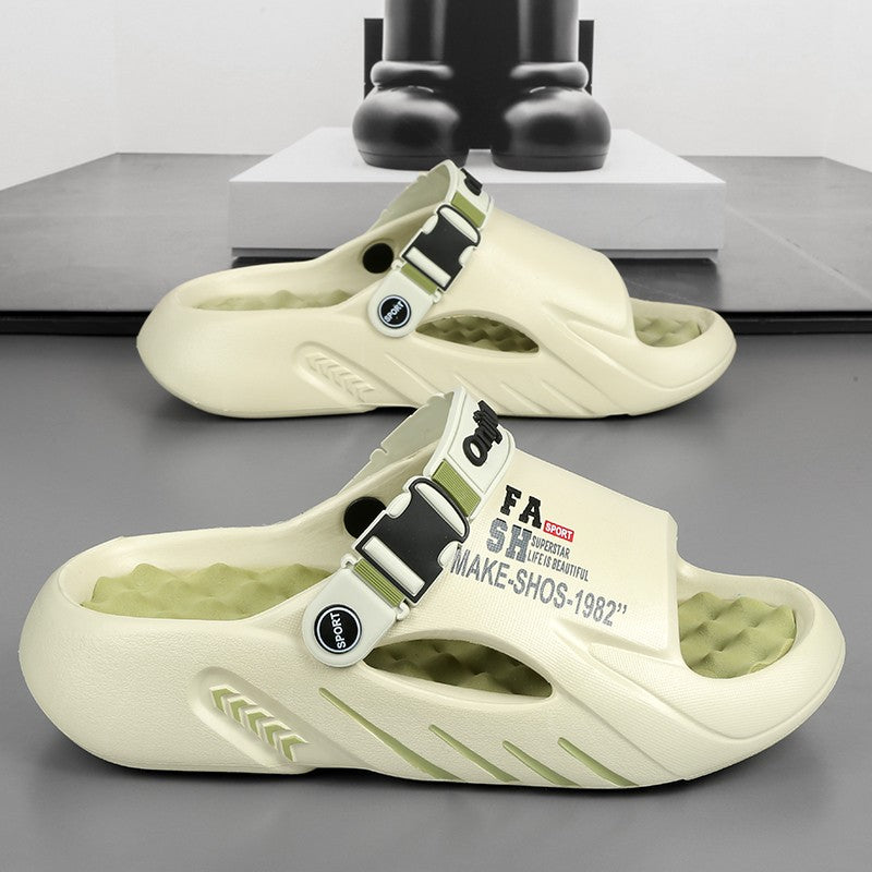 Flip Flops Male Massage Slippers Outdoor Sandals Beach Clogs Indoor Comfortable Soft Slides Men Casual Shoes Women Home Slippers