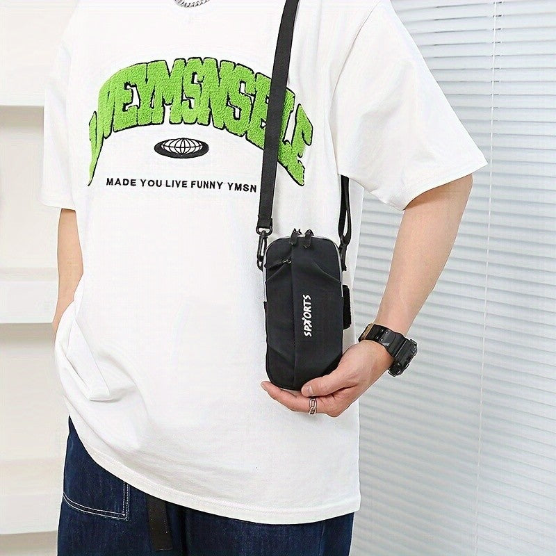 1pc Lightweight Multi-functional Satchel Bag for Men Women, Sport Running Bag for Coins Keys Cards Phone