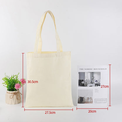 Atacado a Granel 100 peças/lote Saco de Algodão Reutilizável Sacolas de Lona Personalizadas com Logotipo