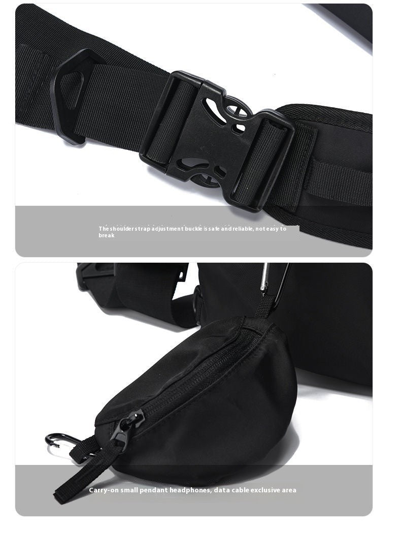 Causal Nylon Shoulder Man Bag Japanese Teenager School Laptop Sling Men's Bag Streetwear Travel Cross Bag Messenger Bags for Men