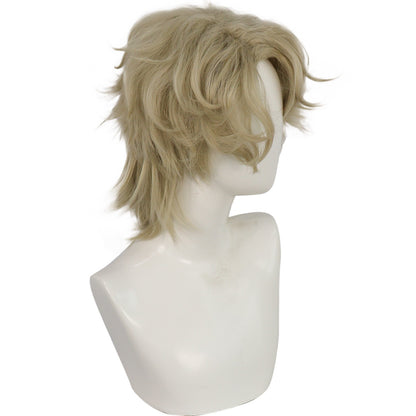 14Inch Synthetic Hair Short Curly Wavy Flaxen Yeo TaeJu Cosplay Wig  Anime Halloween Carnival Comic Exhibition Cosplay Hair