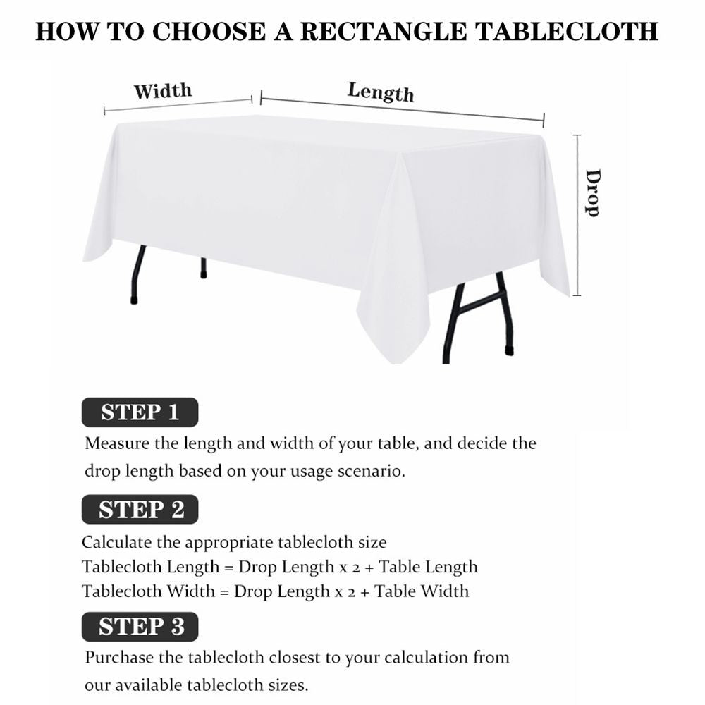 Marble Pattern Tablecloth Rectangular Polyester Dining Table Cover for Home Kitchen Restaurant Holiday Indoor/Outdoor Party