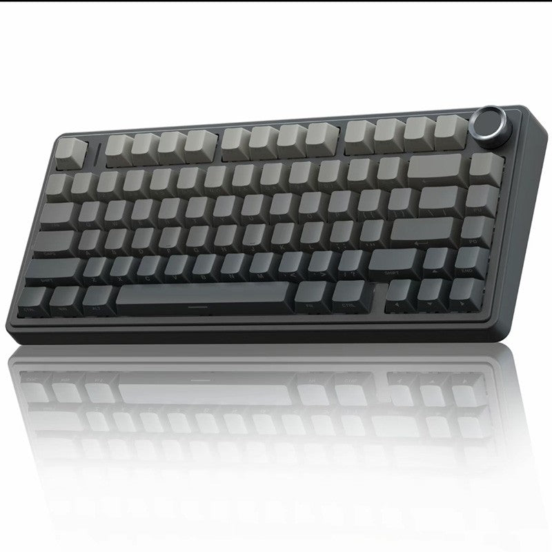 Teclado Mecânico Gamer AULA F75 RGB Layout 75% Gravação Lateral Gasket Mounted Personalizado 80 Teclas Keycaps PBT Teclado Sem Fio