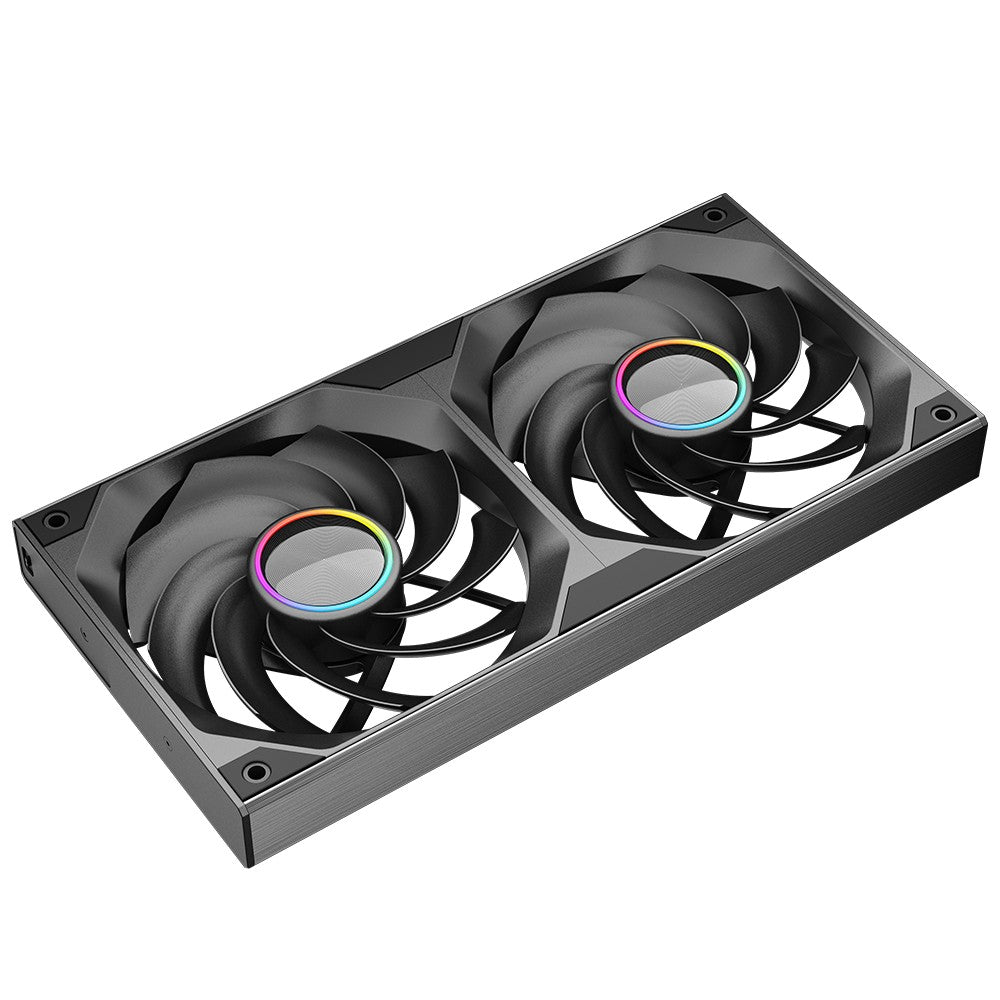 120/240/360mm ARGB PC Case Fan Monolithic Structure Water-Cooled Fan PWM Forward/Reverse Fan Kits Jungle Leopard Starlink Lite