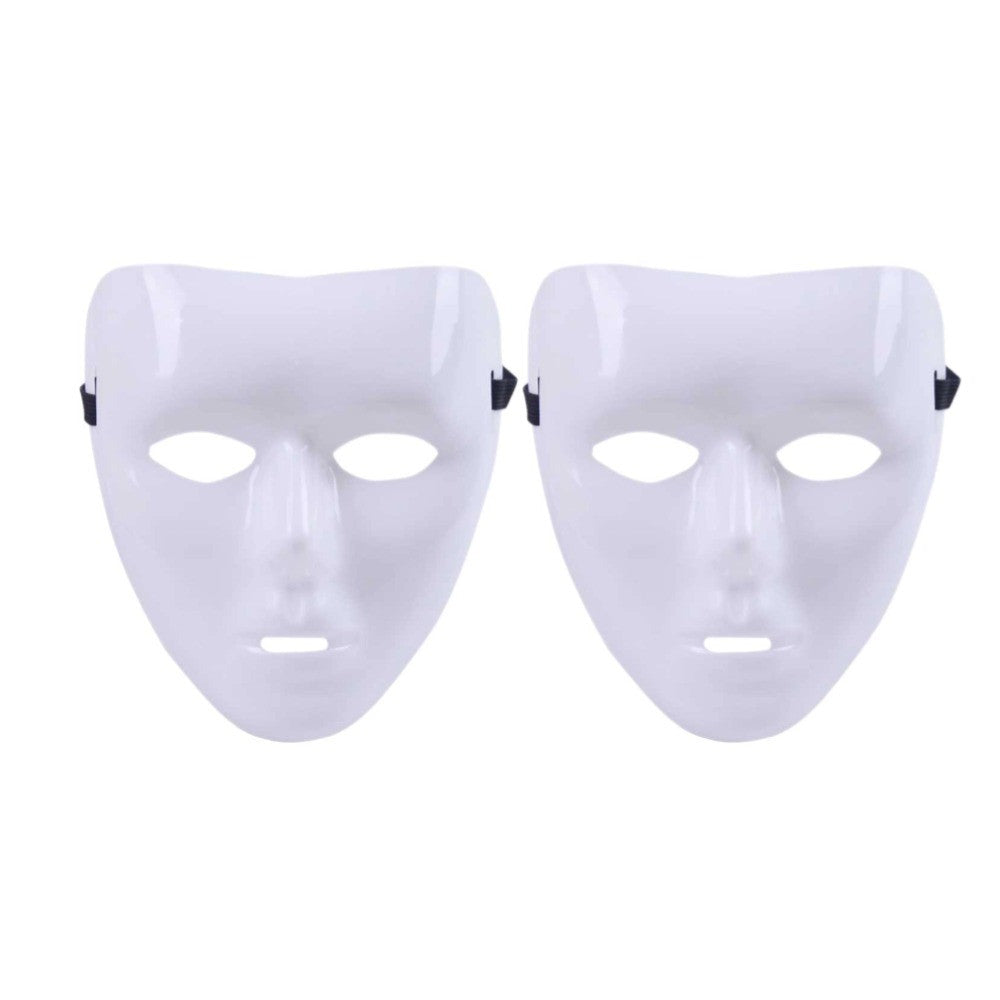 Halloween Jabba WockeeZ Dance Mask Hip-Hop Street Dance White Performances Mask For Man Women White Face Mask Cosplay Props