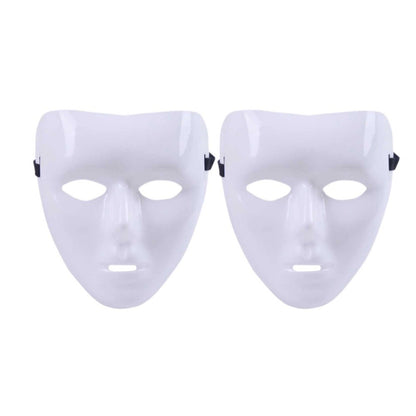 Halloween Jabba WockeeZ Dance Mask Hip-Hop Street Dance White Performances Mask For Man Women White Face Mask Cosplay Props