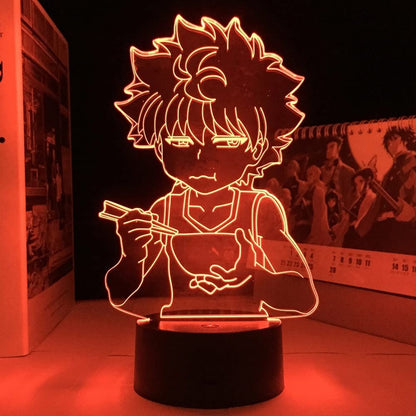 Anime 3D Lamp Killua Hunter X Hunter Killua Led Light Hxh Led Night Light Gift Acrylic Neon Cute Children's Bedroom Decoration