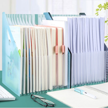 Organizador de mesa para documentos, pastas, papéis, suporte de armazenamento multicamadas, material de escritório e escolar, organizador de papel A4