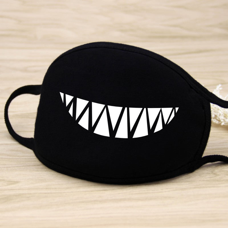 1PCS Unisex Black Cotton Mouth Mask Reusable Mask Dustproof Washable Face Mask Anime Masks For Cycling Camp Mascarillas
