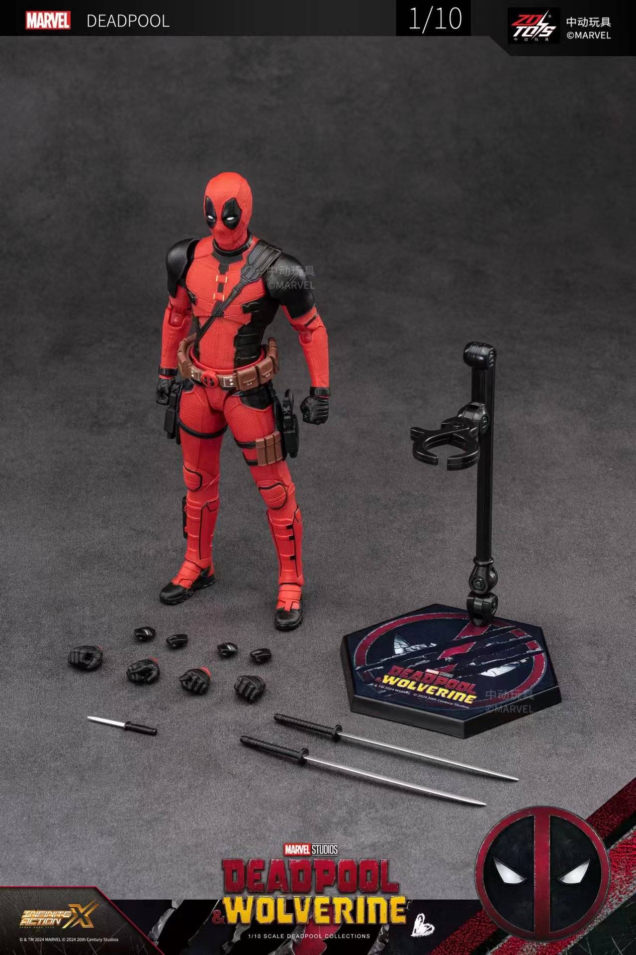 2024 Deadpool e Wolverine Bonecos de Ação Versão Filme Série ZD Toys Coleções Bonecos de Ação Adulto Presente Infantil