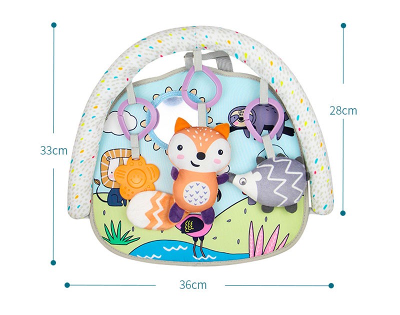 Baby Toy Toddler Cribs Cradles Hanging Bell Baby Stuff Newborn Stroller Stroller Play Arch Bed Toys for Babies 0 12 Months