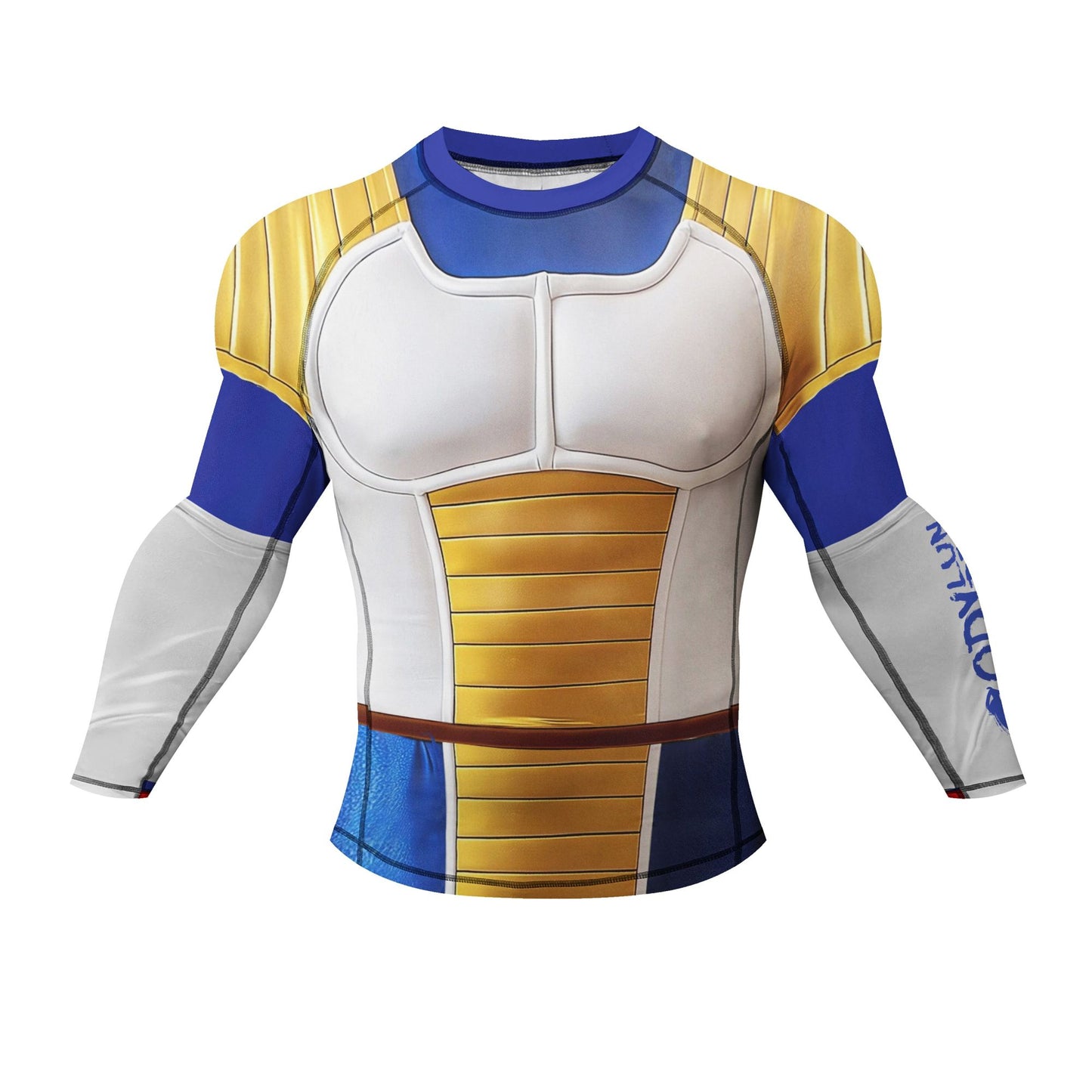 2025/26 Popular Anime COS Dragon Ball Wukong Fitness Sportswear Long Sleeved T-shirt for Teenagers and Men Adult Gym Top