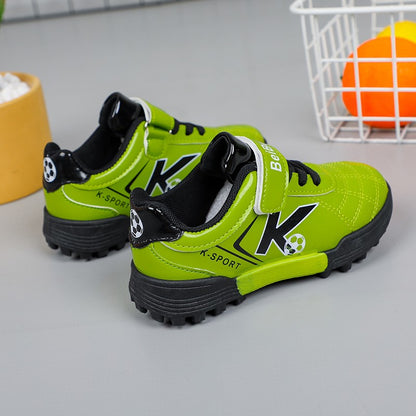 Soccer Cleats for Kids 2024 New Children Football Cleats Fashion Firm Ground Soccer Shoes