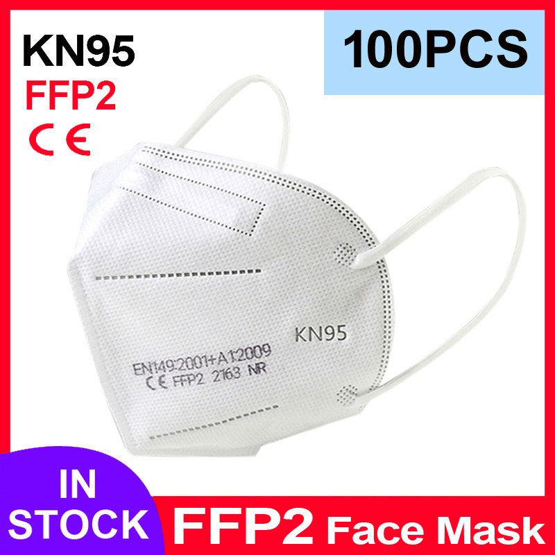 FFP2 Face Masks Masques CE KN95 Face Mask Filter 5Layers Adult KN95 Mascarillas Quirurgicas Homologadas Reusable FFP2 Face Mask