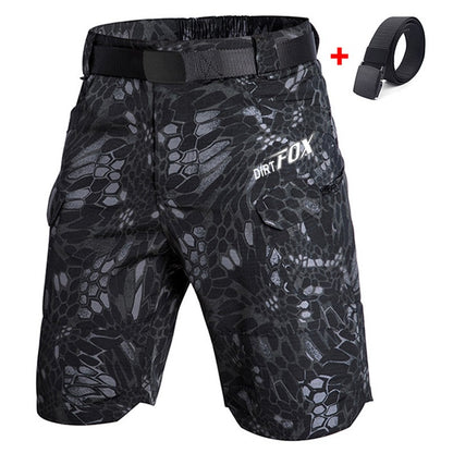 DIRTFOX Men Cycling Shorts Summer Mtb Downhill Pants Waterproof Racing Male Bicycle Clothing Road Bike Motorcycle Cargo Bottoms