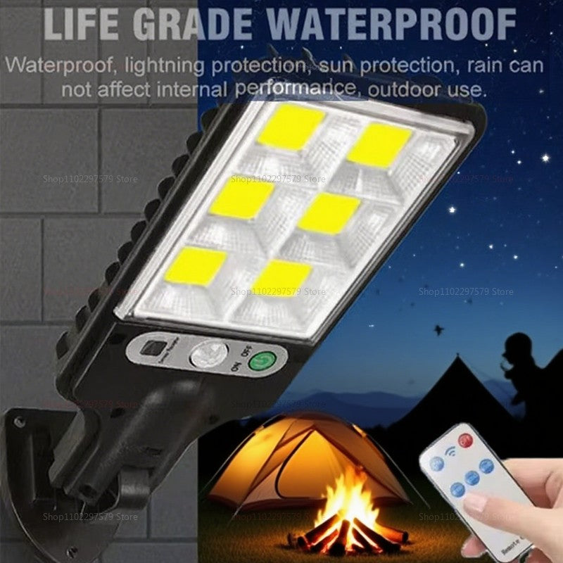 2025 Solar Street Lights Outdoor Home Rural Fully Automatic LED Sensing Super Bright Waterproof Security Garden Pathway Lamp