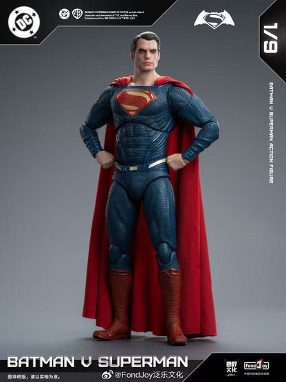 EM ESTOQUE Fondjoy BVS Set Armored Batman Battle Damaged Superman Action Figures 1/9 Batman v Superman?Dawn of Justice DC