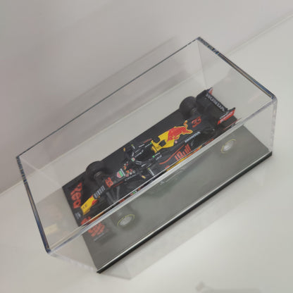 Estojo de Acrílico Transparente Rígido PVC Escala 1:43 1:64 para Miniaturas de Carros e Colecionáveis