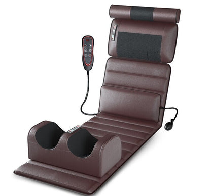 Electric Full Body Massage Mattress With Heating Hand Control Shoulder Neck Waist Airbag Back Kneading vibration Massage Cushion