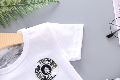 New Summer Baby Girl Clothes Suit Kids Boys Outfits Children T-Shirt Shorts 2Pcs/Sets Toddler Casual Costume Infant Tracksuits