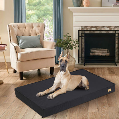 Camas laváveis para cães grandes Confortável Cama ortopédica para cães de espuma Travesseiro para animais de estimação Cama para cães de canil