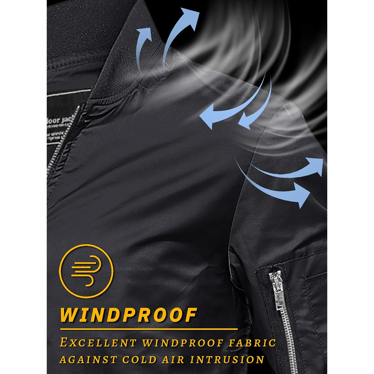 TACVASEN Men's Bomber Jacket Summer Autumn Thin Lightweight Casual Windbreaker Multi-pockets Full Zip Up Varsity Baseball Jacket