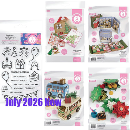Birthday Theme Metal Cutting Dies DIY Handmade Greeting Card Embossing Craft Photo Album Birthday Decoration Template 2026 New