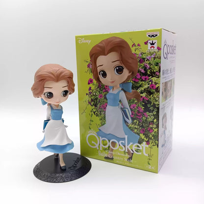 Original Qposket Princesa Disney Gelo e Neve Amor Estranho Elsa Ariel Bela Aurora Branca de Neve Sereia Mulan Boneca de Brinquedo Fofa