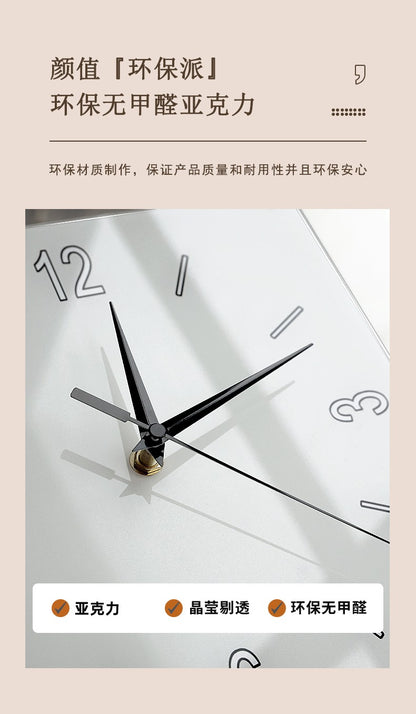Double-sided Wall Clock Corner Perpetual Calendar Electronic Clock Medieval Style Without Punching Clock Wall Hanging