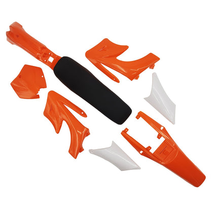 7 Cores Moto Apollo Infantil Bicicleta de Trilha Minimoto Acessórios Plásticos Carenagem Para-lamas Assento Almofada Kit Carroceria
