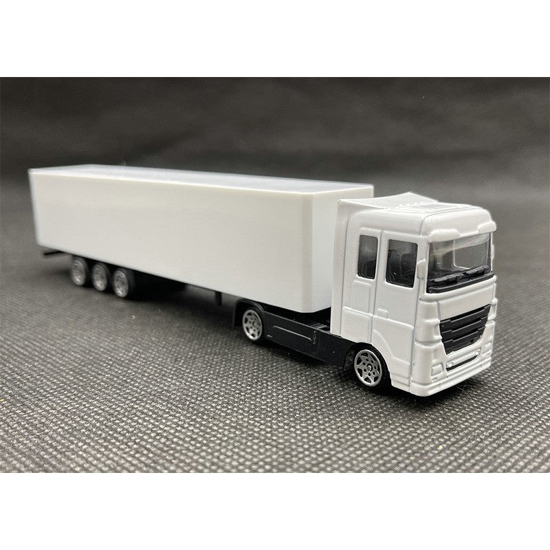 Caminhão Reboque de Contêiner Miniatura de Liga 1:87 Original Diecast 20CM Modelo de Carro de Simulação Clássico Brinquedo Hobby e Colecionáveis