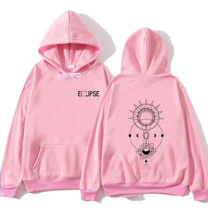 The Eclipse Hoodie New Sweatshirt Men Women Printing Hoodies Pullover Unisex Harajuku Tracksuit