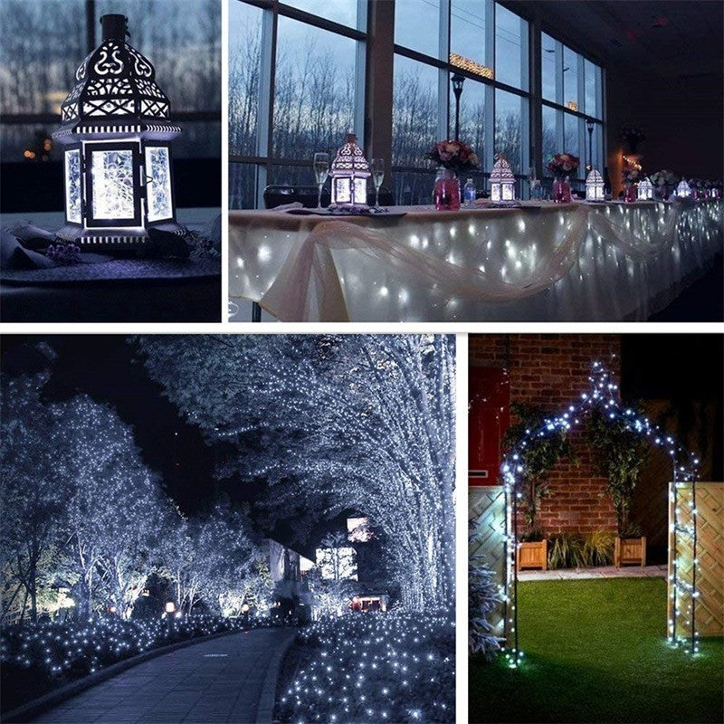 7m/12m/22m/32m LED Solar Light Outdoor Garden Fairy String Light Led Twinkle Waterproof Lamp for Christmas Patio Tree Party