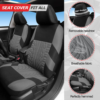 Universal Car seat cover auto Seat Cover 3D Printed Embroidered Fashionable Automotive Interior