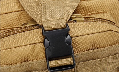 Mochila Tática Militar de 30L em Nylon 900D Impermeável para Esportes ao Ar Livre, Acampamento, Caminhada, Trekking, Pesca e Caça