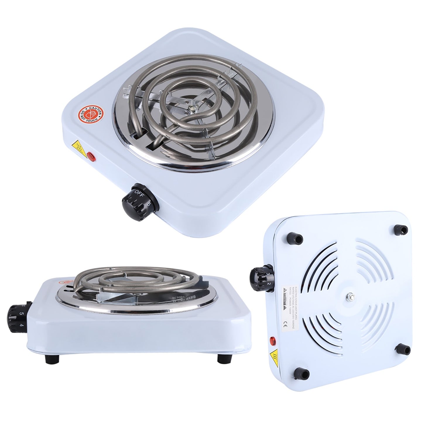 Fogão Elétrico 1000W Queimador Cozinha Aquecedor de Café Chapa Aparelhos de Cozinha Plugue UE 220V