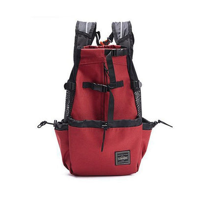 Mochila de Transporte para Cães de Estimação para Caminhada, Viagem, Ventilação Externa, Respirável, Bicicleta, Motocicleta, Esportes ao Ar Livre, Bolsa de Malha, Drop Shipping