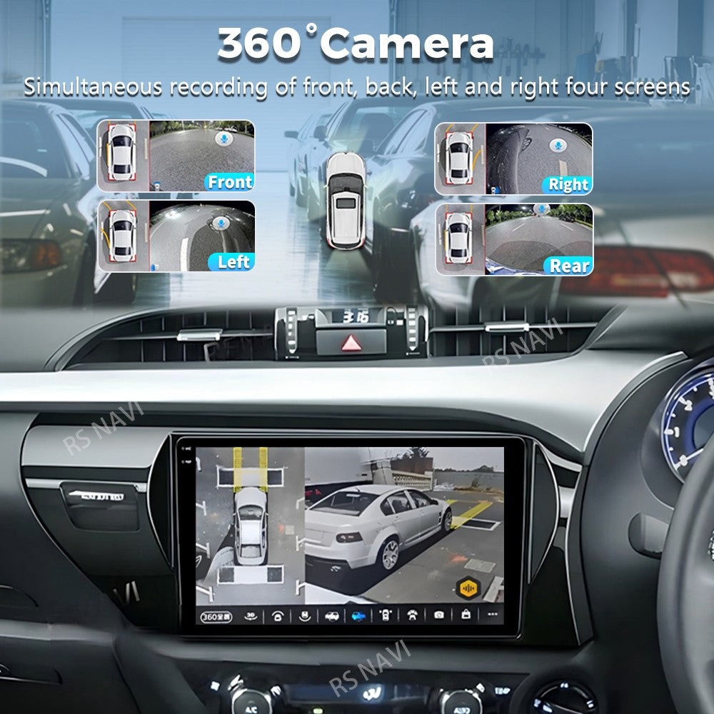 Android 15 For Toyota Hilux 2015-2023 RHD  2K QLED Android Car Radio Multimedia Video Player stereo CarPlay Dsp Head Unit