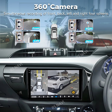 Android 15 For Toyota Hilux 2015-2023 RHD  2K QLED Android Car Radio Multimedia Video Player stereo CarPlay Dsp Head Unit