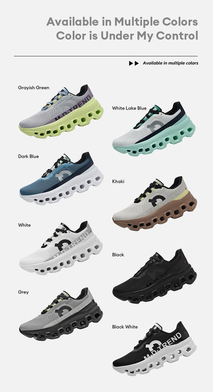 Tênis Masculino com Amortecimento para Corrida Tênis Esportivo Leve Casual Masculino Antiderrapante Tênis Esportivo para Viagens ao Ar Livre Caminhada