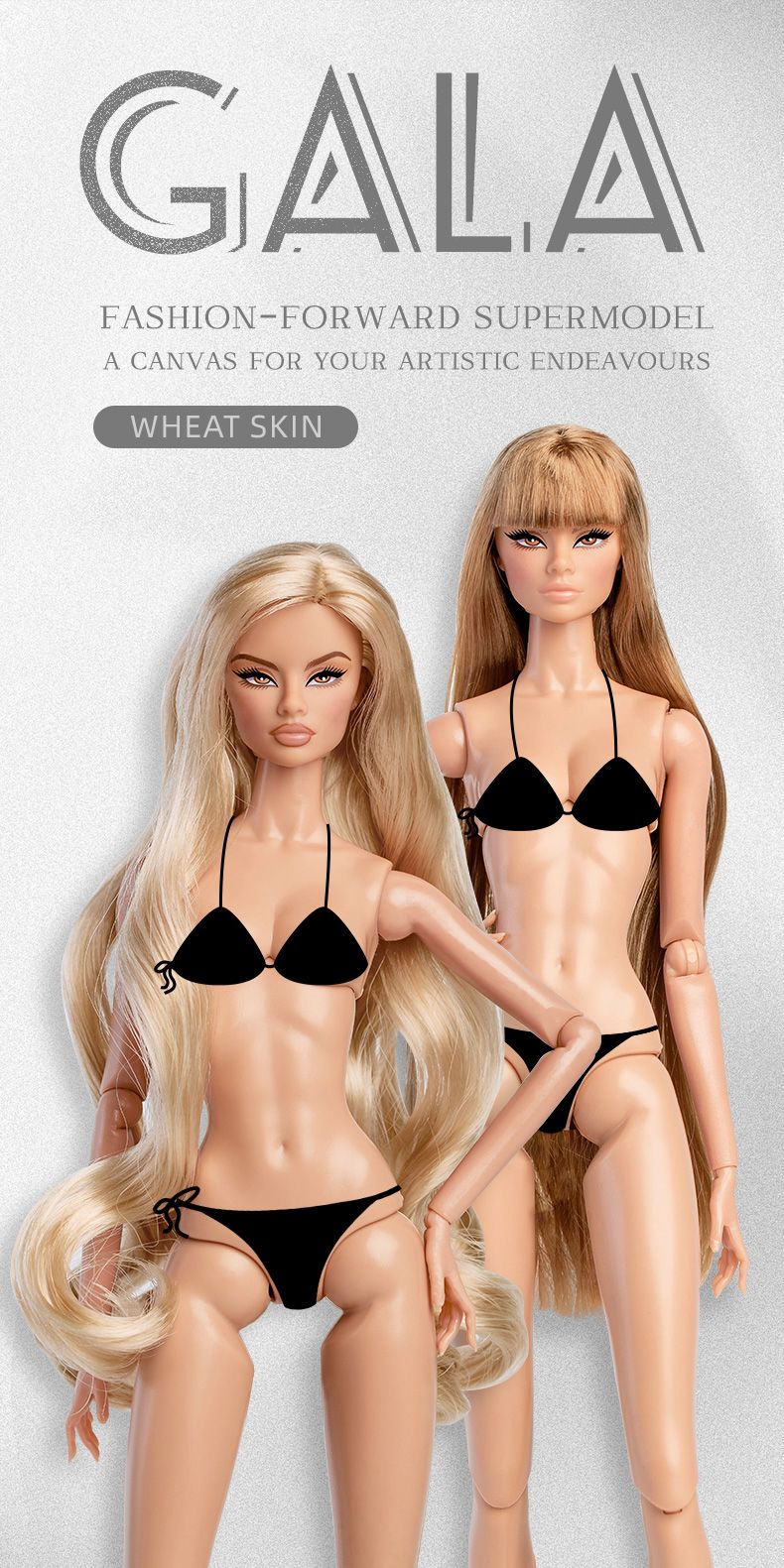 Xianxian Doll 32cm GALA Second Generation BJD Ball-Jointed Supermodel Blonde Caramel Wine-Red Limited Collector Birthday Gift