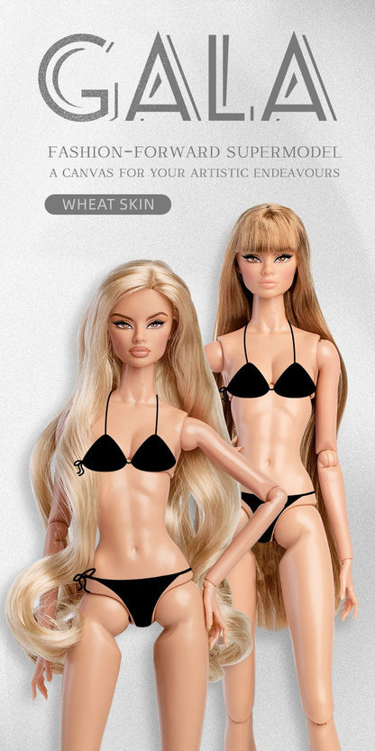 Xianxian Doll 32cm GALA Second Generation BJD Ball-Jointed Supermodel Blonde Caramel Wine-Red Limited Collector Birthday Gift