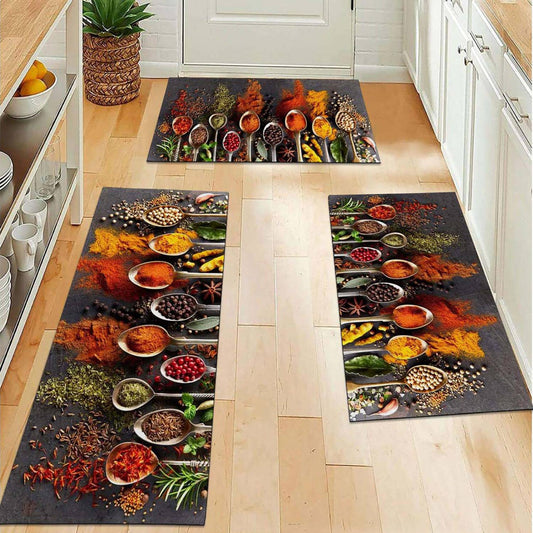 Modern Kitchen Mat Home Entrance Doormat Hallway Bedroom Living Room Decoration Floor Carpet Balcony Bathroom Anti-Slip Long Rug