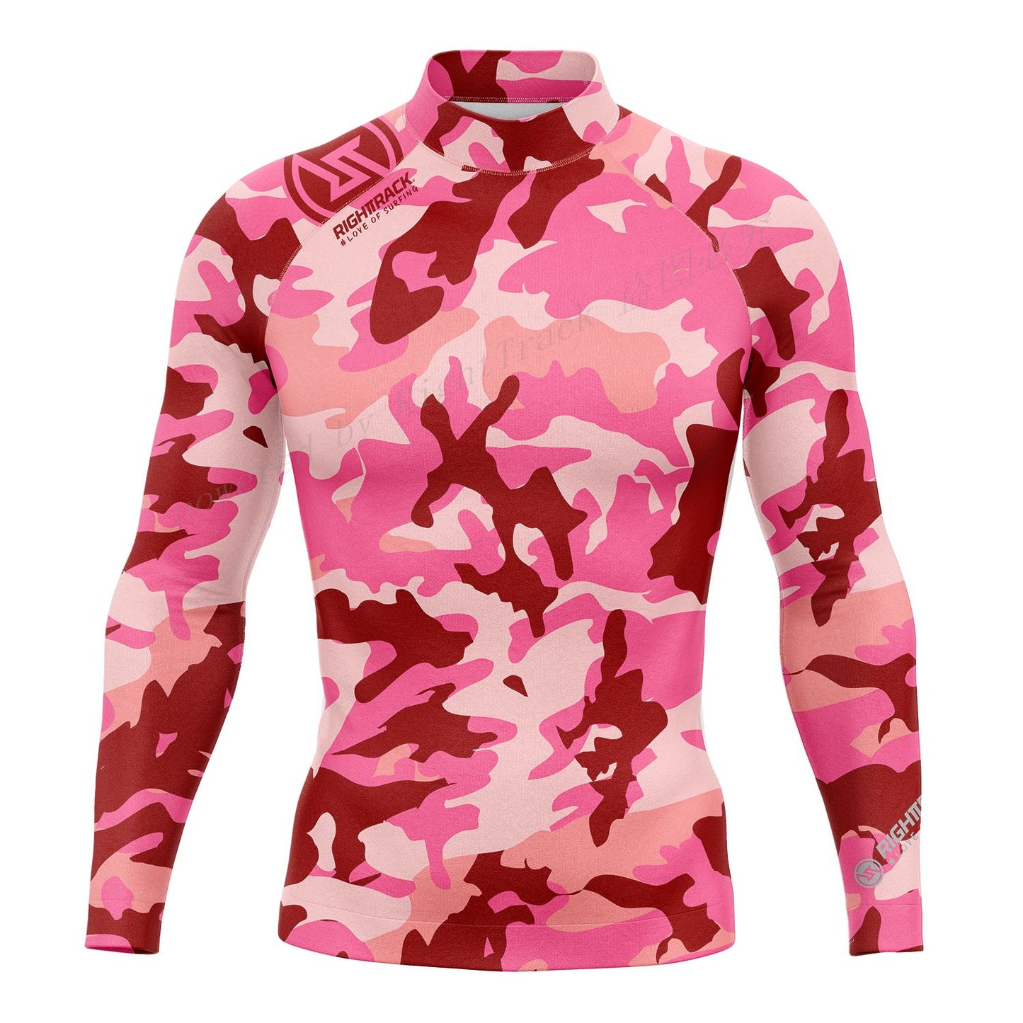 RT Men's Rashguard Surfing Shirt Camo Long Sleeve Lycra Sun Screen Beachwear Surf Sweatshirt UV Protection Swimwear New's