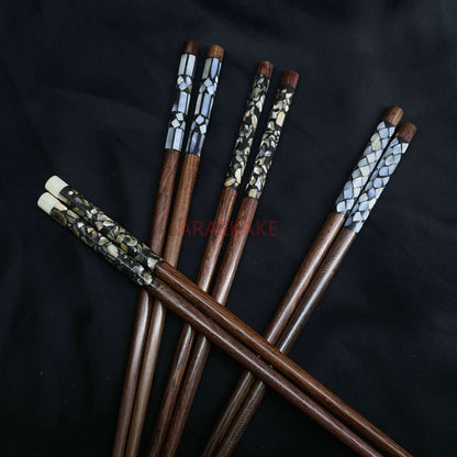 Hashi de concha, madeira maciça, sem pintura, sem cera, galhos ácidos, pau-rosa, hashi de alta qualidade, sem mofo